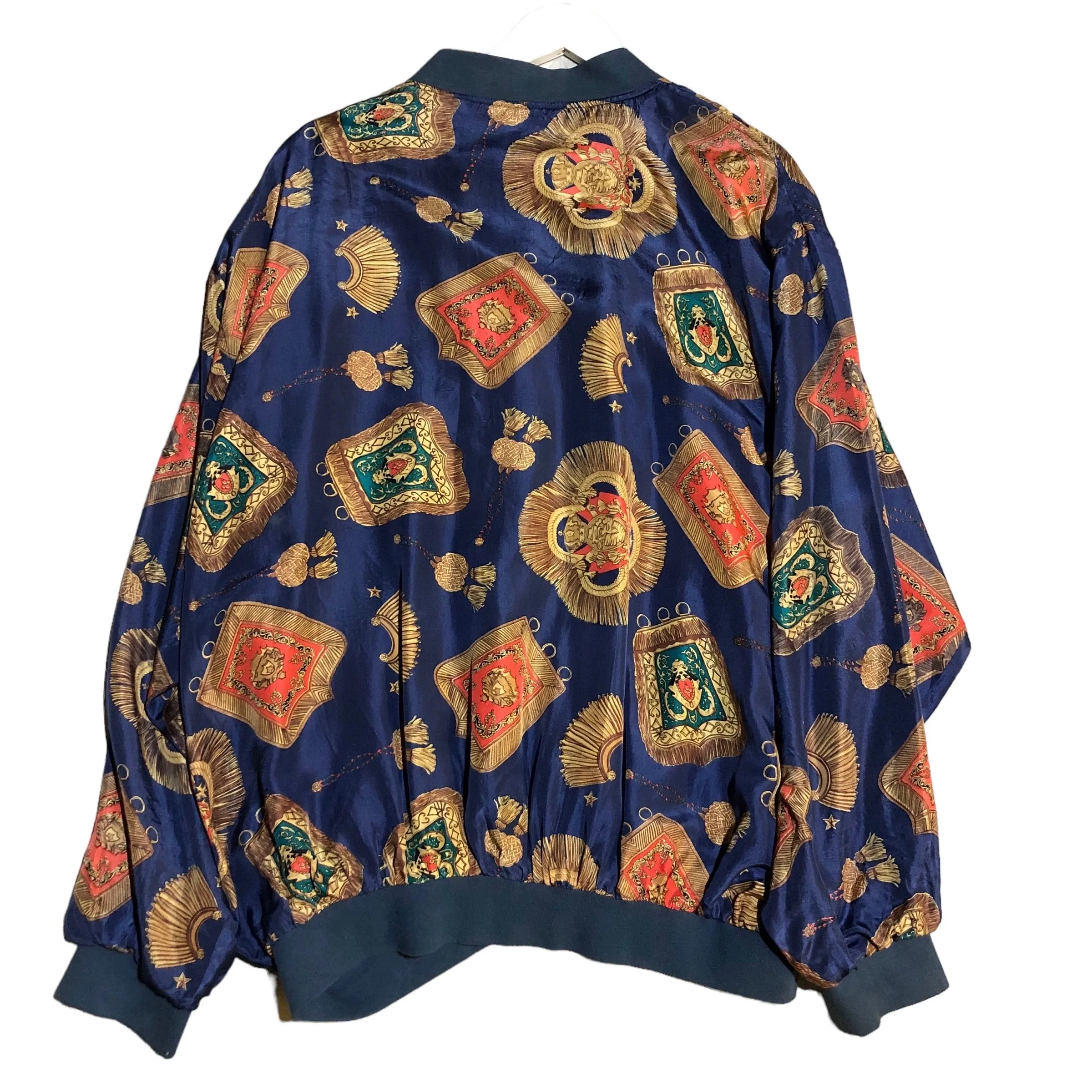 Vintage Brocade Print LightJacket