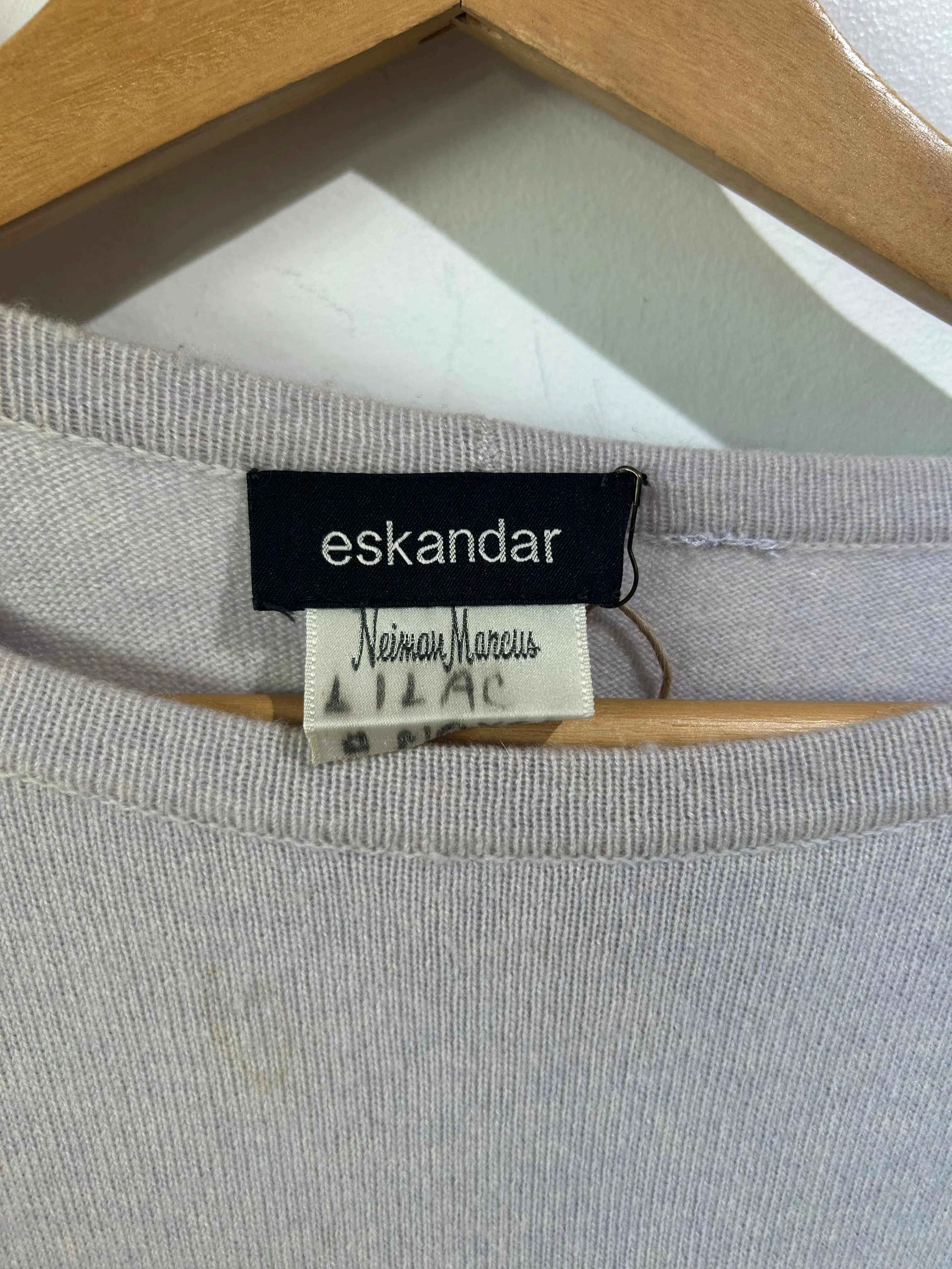 Vintage Eskandar Light Lilac Cashmere Sweater