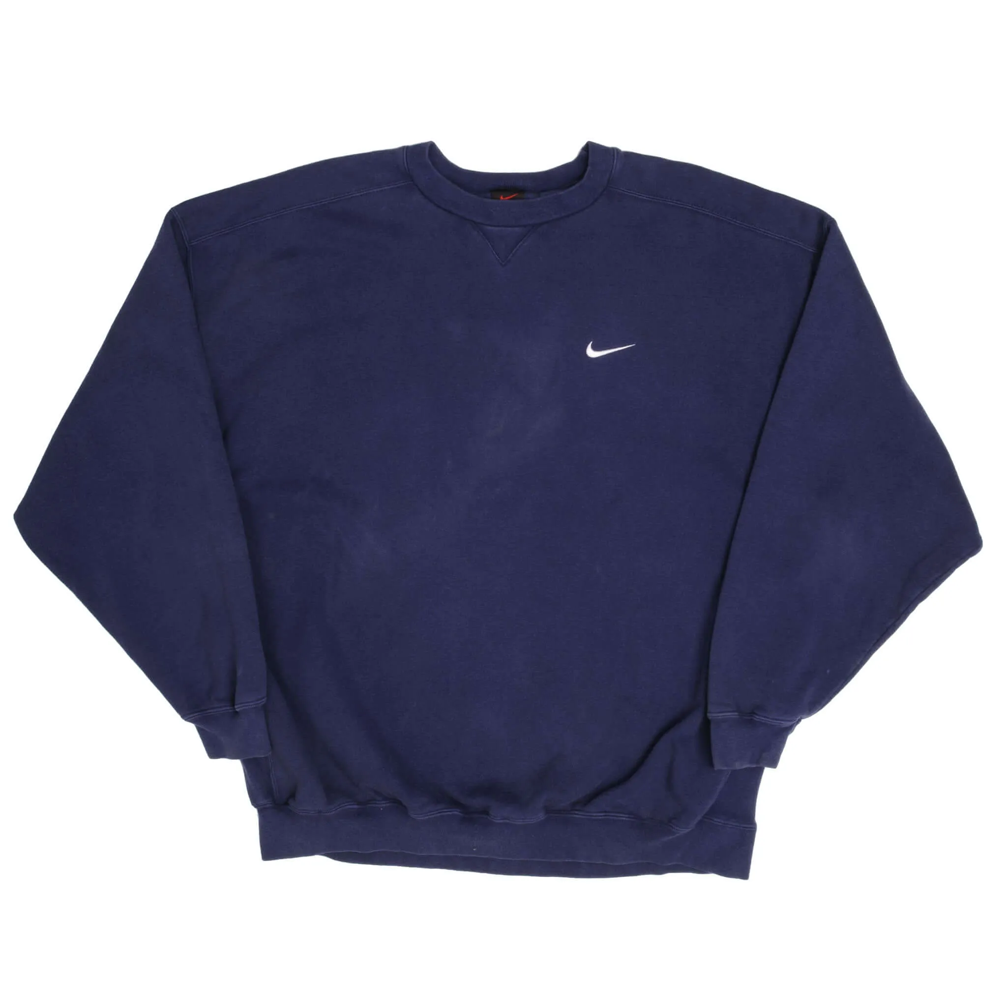 VINTAGE NIKE CLASSIC SWOOSH HEAVYWEIGHT SWEATSHIRT 1990s SIZE 2XL