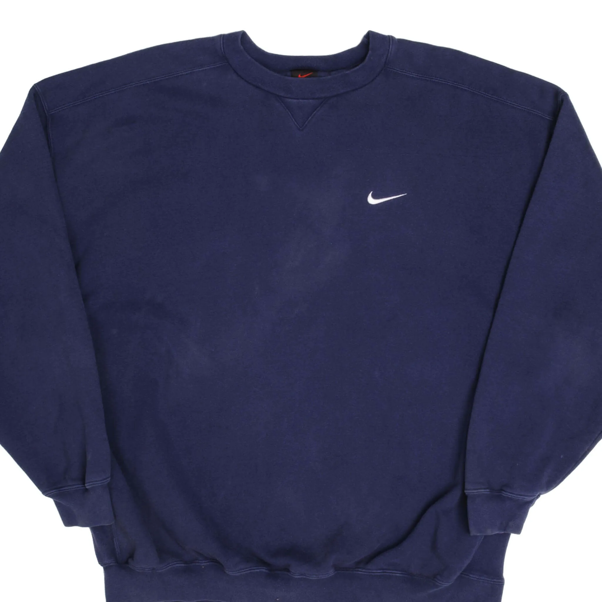 VINTAGE NIKE CLASSIC SWOOSH HEAVYWEIGHT SWEATSHIRT 1990s SIZE 2XL