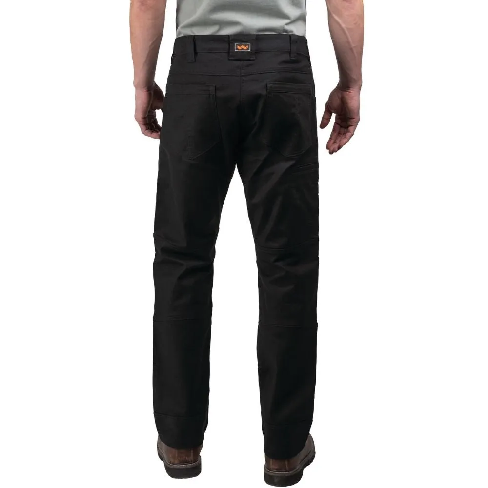 Walls Ditchdigger All-Season Twill Double-Knee Men's Work Pant YP96 - Midnight Black