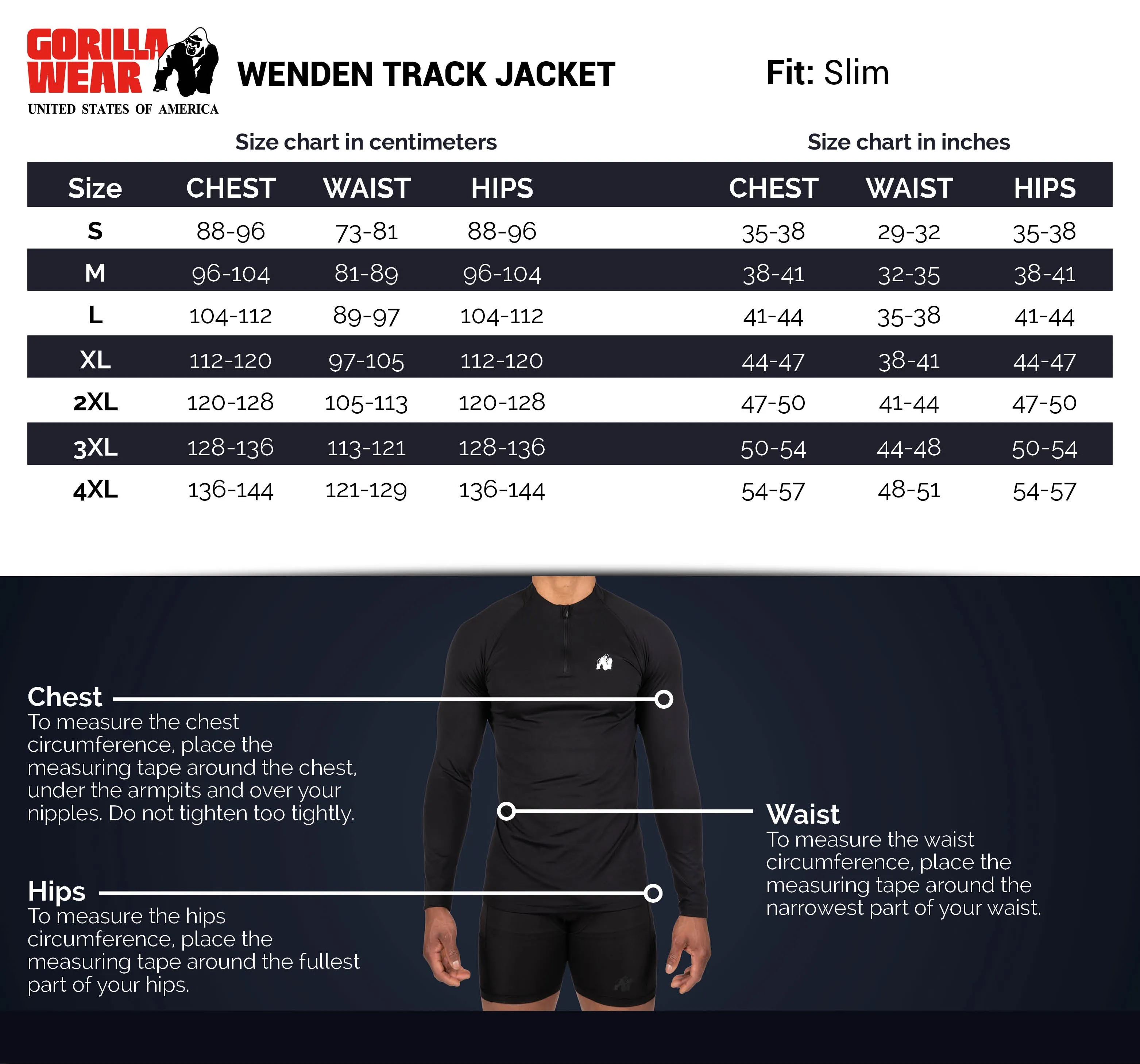 Wenden Track Jacket - Black/Gold