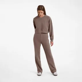 Wide Leg Sweatpant | Mocha