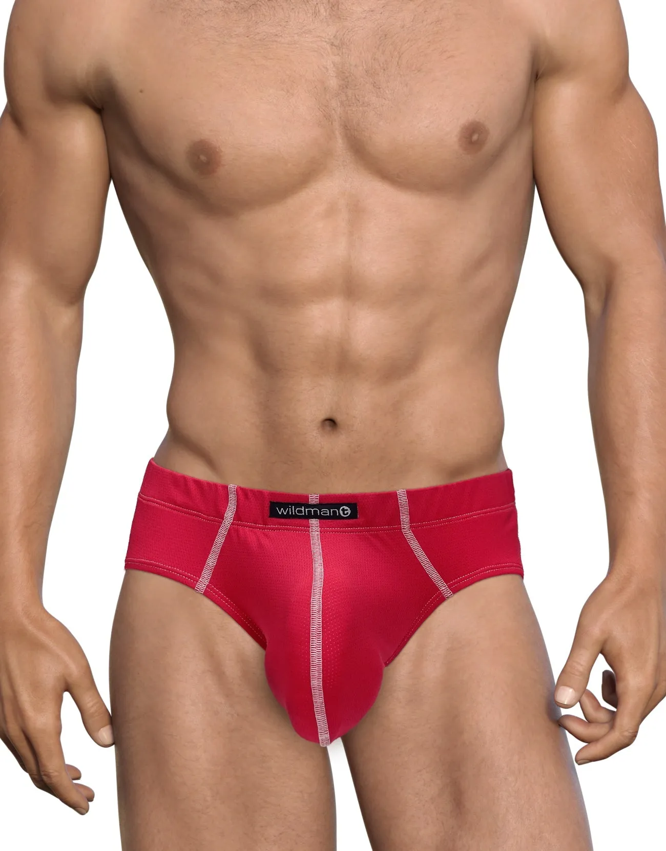 WildmanT Mesh Brief Red