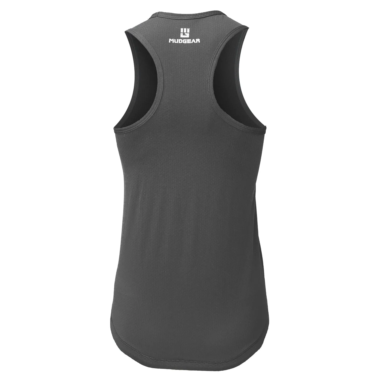 Women's Performance Racerback Tank (Steel Gray)