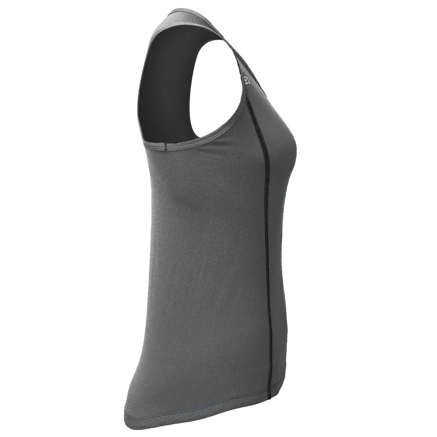 Women's Performance Racerback Tank (Steel Gray)