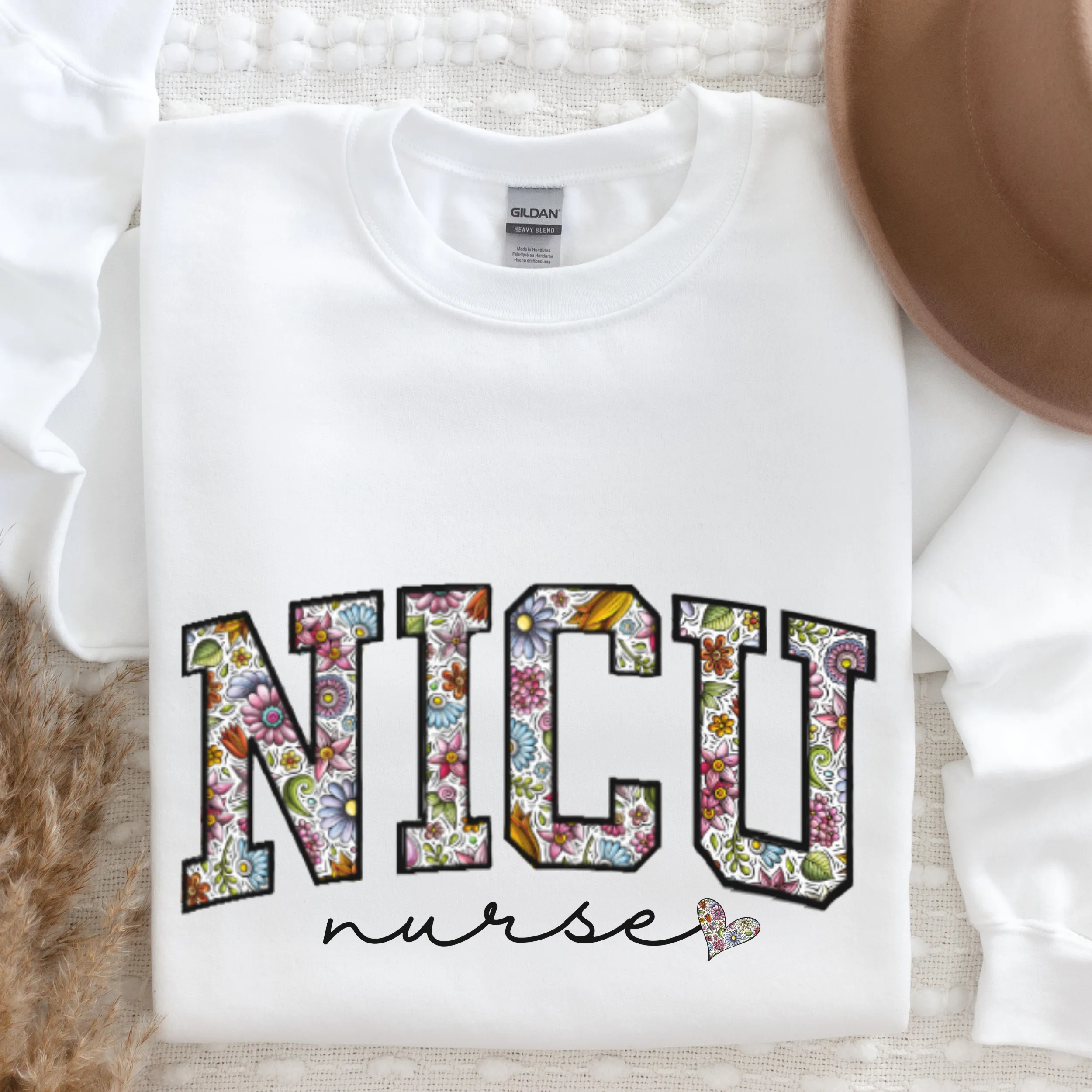 Women's Sweatshirt, NICU Sweatshirt, Nurse Crewneck, Nurses Crewneck Shirt, Gift For Nurse, Nurse Grad Sweatshirt, Varsity Letters Shirt